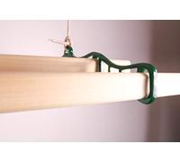 Single Rack End for Thatch&Stone Pulley Ceiling Clothes Airer (Green, 7 Lath)