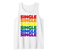 Single Rainbow TShit Women Proud Gay Pride Tank Top