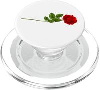 Single Red Rose PopSockets PopGrip for MagSafe