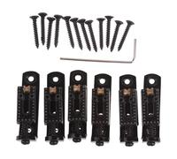 Single Roller Single Guitar Bridge with Wrench and Mounting Screws, Ideal for Electric Guitar, Individual Guitar Replacement Parts