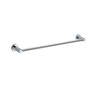 Single Round Towel Bar Rail Holder Chrome