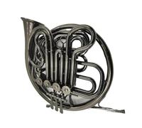 Single Row French Horn French Horn Bb Tunes F Tunes Black Nickel Detachable Bell Double 4 Keys With Case Accessories
