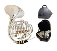 Single Row French Horn Professional Bb F High F Key Six Valves Triple Horn H70 Copper Instruments With Case