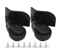 Single Row Luggage Wheels Replacement, Mute Suitcase Wheels for Suitcase Replacement Parts, 2pcs