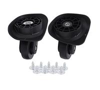 Single Row Luggage Wheels Replacement, Mute Suitcase Wheels for Suitcase Replacement Parts, 2pcs