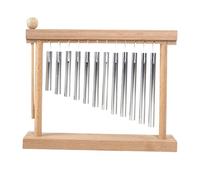 Single Row Table Top Wind Chime, Precise Collaborative Fun Wind Chimes, 12 Note Bars Chimes, For Beginner Classroom School Yoga Indoor Garden Temple Entertainment