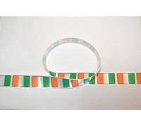 Single Satin Ribbon -25mm Width - Jubilee, Horse Guards, London, St Georges, Irish Flag (10m, Irish Flag - 25mm)