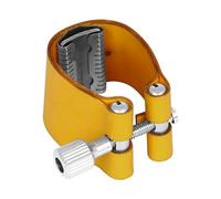 Single Screw Adjustment Leather Saxophone Fastener Clip Sax Clamp Saxophone Ligature Suitable For Saxophone Mouthpiece