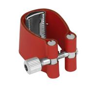 Single Screw Adjustment Leather Saxophone Fastener Clip Sax Clamp Saxophone Ligature Suitable For Saxophone Mouthpiece