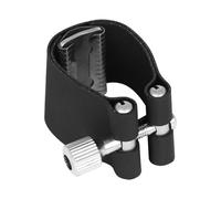 Single Screw Adjustment Leather Saxophone Fastener Clip Sax Clamp Saxophone Ligature Suitable For Saxophone Mouthpiece