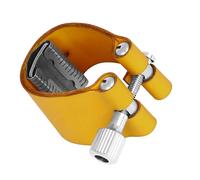 Single Screw Adjustment Leather Saxophone Fastener Clip Sax Clamp Saxophone Ligature Suitable For Saxophone Mouthpiece
