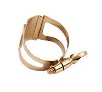 Single-Screw Alto Sax Ligature - Premium Metal Saxophone for Crisp & Easy Play Ideal Students Pros