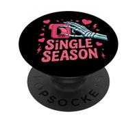 Single Season Funny Singles Skeleton Humor Dating Meme Fun PopSockets Adhesive PopGrip