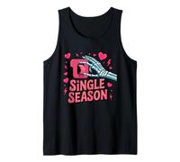 Single Season Funny Singles Skeleton Humor Dating Meme Fun Tank Top