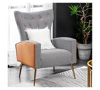 Single Seat Soft Sofa for Living Room - Modern Light Nordic Style Chair with Backrest for Comfortable and Elegant Home Décor