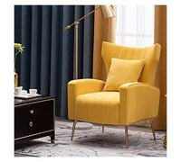 Single Seat Soft Sofa for Living Room - Modern Light Nordic Style Chair with Backrest for Comfortable and Elegant Home Décor