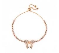 Single Sell Wrap Bracelet Shine Bracelets Zircon Rose Golden Heart Round Bow Wrap Bracelets Gift Accessories Attractive