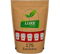 Single Serve Sauce Sachets - Tomato Ketchup - Rich & Tangy Flavor Smooth & Thick Texture Compatible with Heinz By Luxe Bitez (Pack of 175)