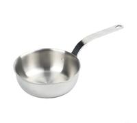Single Serving For Mini Omelet Pan Made of 304 Stainless Steel for Butter Melting Sauce Making and Light Frying with Spout for Gas Induction Stoves