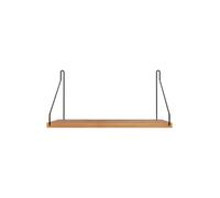 Single Shelf 20x40 Oak/ Black