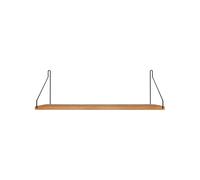 Single Shelf 20x60 Oak/ Black