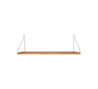 Single Shelf 20x60 Oak/Stainless Steel