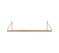 Single Shelf 20x80 Oak/ Black