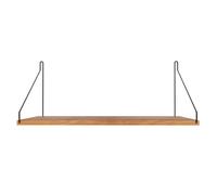 Single Shelf 27x60 Oak/ Black