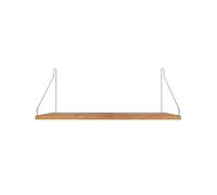 Single Shelf 27x60 Oak/Stainless Steel