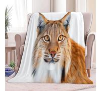 Single Sherpa Fleece Blanket Photographing Wildlife White, Non-Shedding, All-season blanket, Cozy Throw for Couch Sofa or Bed - Ideal for Adults Kids Room Décor Gift
