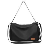 Single Shoulder Women's Messenger Bag Large Capacity Backpack Commuting to Work Handbag Simple(Black)