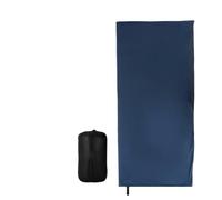 Single Sided Fleece Sleeping Bag Liner Navy Blue Envelope Style | Single-sided navy blue polar fleece with envelope design and side zipper for versatile comfort