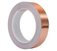 Single Sided Foil Shielding Tape - Portable Conductive Adhesive Strip, Lightweight Guitar Electronics | Long Lasting Shielding, Professional Tape For Stained Glass Art Paper Circuit