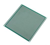 Single Sided FR4 PCB Boards, 10 X 10 Cm (100 Mm), 1.6 Mm Thickness, Pre Tinned Pads, 2.54 Mm Pitch, For DIY Electronics Projects, Soldering Experiments Pi Prototyping, 10-Pack