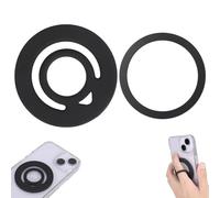 Single-Sided Magnetic Ring Phone Grip Holder, Comfortable Flexible Silicone Finger Loop with Strong Magnet for Phone Case Accessories