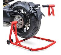 Single Sided Rear Paddock Stand compatible with Ducati Panigale V4 R 19-21 CL-POM red