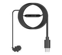 Single-sided wired earphone, one-sided in-ear earbud - left right side single sided in-ear headphones, noise cancelling headphones clear calls men women earphone for listening, calling