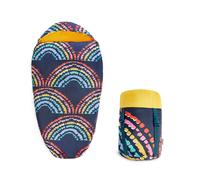 Silentnight Kids Sleeping Bag - Girls Boys 3 Season Mummy Sleeping Bag Ideal for Spring and Summer with Soft Touch Warm Cosy Fabric and Fibres - Machine Washable - 165 x 82cm - Rainbow