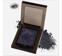 Single Smoky Black Metallic Matte Finish Eyeshadow Palette - Highly Pigmented, Long-Lasting, Crease-Resistant Shimmer Powder With Built-In Mirror For Dramatic Evening & Special Occasion Makeup