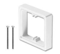 Single Socket Spacer 20mm, Electrical Outlet Extender Box with 50mm Screws, Light Switch Spacer, Switch Spacer Box for Home Office School Wall Installation