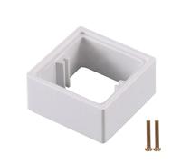 Single Socket Spacer Electrical Outlet Box Extender Gang Box Extender with Screws for Living Room School Socket Spacer