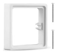 Single Socket Spacer Plate for Light Switch 20mm,Single Socket Spacer for Electrical Installations,Singles Sockets Extension Plate for Ideal DIY & Home Renovation Projects Office School