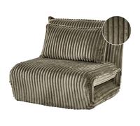 Single Sofa Bed LYSEKIL Corduroy Green