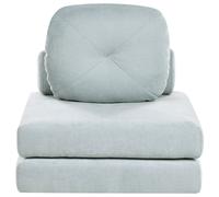 Single Sofa Bed OLDEN Fabric Light Blue