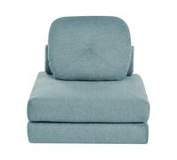 Single Sofa Bed OLDEN Fabric Light Blue
