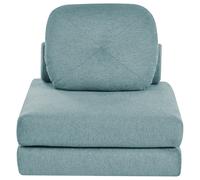 Single Sofa Bed OLDEN Fabric Light Blue