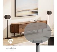 Nedis Speaker Stand Mount for Sonos Era 300, Fixed Height, Max. Capacity 5kg (Single Stand) - Black