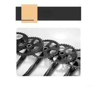 Single Speed Bicycle Crank High Carbon Steel 32-42T | High Carbon Steel, Rust-resistant, 32-42T Options, Diamond Hole Design, 14mm Threads, Secure Fit For Smooth Cycling
