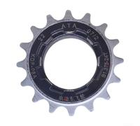 Single Speed Bicycle Freewheel For Fixie E-bike Rear Cog 12t 16t Tooth Sprocket For Imperial Metric Thread Steel Flywheel Replacement Part Silver Gold(16T type A)