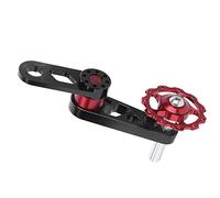 Single Speed Chain Tensioner Stabilizer, Rear Derailleur Adjuster for Folding Bike, Aluminum Alloy Chain Guide with Floating Pulley and Spring Tension Control for Dahon Fnhon